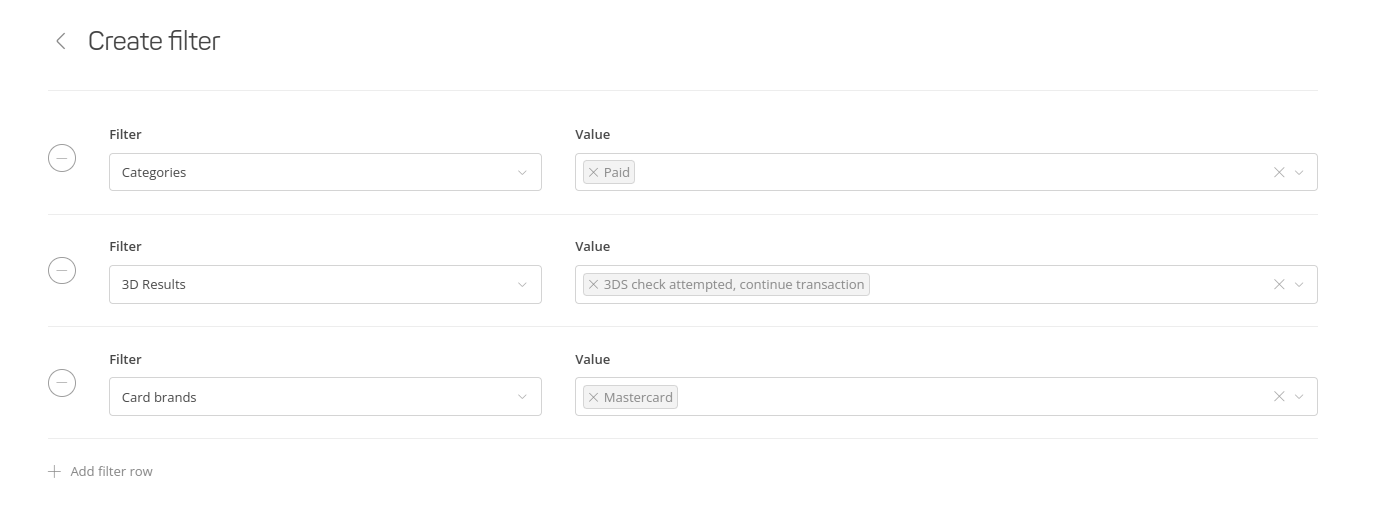 Account management screenshot